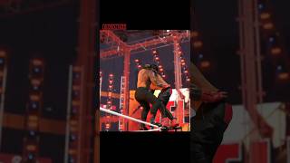 Roman Reigns Burns Jey Uso Inside Hell In A Cell WWE OMG Moments #shorts #wwe #wwe2k24 #fagaming