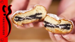 OREO BEIGNETS - Krapfen mit Oreofüllung - Foodporn Friday bei Yasilicious