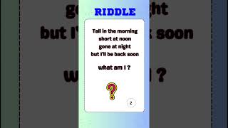 RIDDLES IN ENGLISH #riddleshorts #shortriddle #riddles