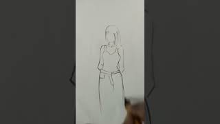 How To Draw A Good Body Girl #shorts