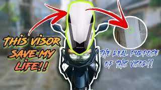 The Real Purpose Of This Nmax Long Visor | LoiMOTO