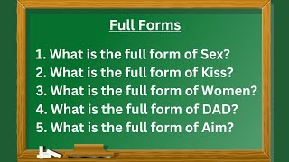 "Commonly Used Abbreviations & Their Full Forms! 📚 | Learn & Impress! 🚀"