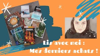 Lis avec moi #1  haul livres !