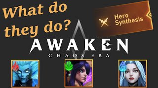 LEGENDARY Hero Synthesis and Where they're good || Awaken: Chaos Era Global Launch