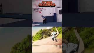 My Hero Academia STUNTS In real Life! #shorts