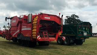 tendering  show. 2024,parade of potato. machine.