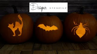 Halloween Pumpkin Carving Stencil Project | Designer Stencils