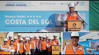 Mario Mustafá y Sergio Rivas construcción hotel 5 estrellas - nueva terminal Aeropuerto Jorge Chavez