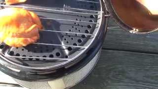 Grilled Buffalo Chicken Thighs Recipe Easy Fast Crisp - Boat Safe Portable Cobb Grill Recipes Video