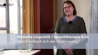 Klinische Linguistik / Sprachtherapie B.Sc.: Womit befasst sich der Studiengang?