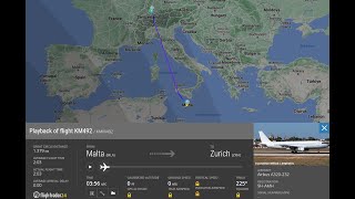 ✈️ MALTA AIRLINES / AVION EXPRESS OPS ✈️ MALTA LMML - LSZH ZURICH| Fenix V2B2 | VATSIM