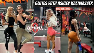 Back Together! This workout - will make your GLUTES grow! With Ms. Bikini Olympia Ashley Kaltwasser