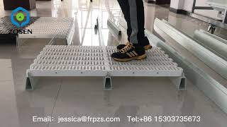 FRP floor beam for