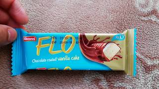 Bisconni FLO chocolate Coated vanilla cake review&taste testing!!!