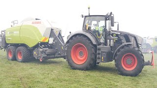 2022 Fendt 828 Vario Tractor with a Claas 5300RC Quadrant Baler