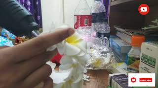 How to make artificial flowers jewellery | #artificialjewellery #flowerjewelleryforhaldi