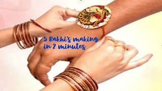 Easy Rakhi Making ideas ❤️