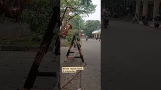 sepeda listrik irit bensin buat sekolah// belajar sampai di amsterdam#shrots