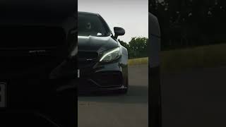 Shadow Black Mercedes C-Class Montage