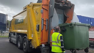 *4K*MrBinman 2023 Daf CF with a 26 ton Olympus body with Terberg OMNIdeka