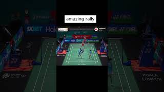 amazing rally PMO 2024 Hee_Tan (SGP) vs. Puavaranukroh_Taerattanachai (THA) [6] QF #badminton