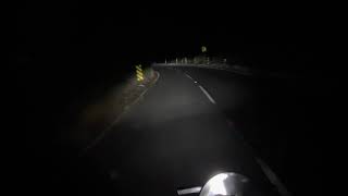 Yercuad Scary Night Bike Ride all hairpin bend shot in iPhone 13 part 1