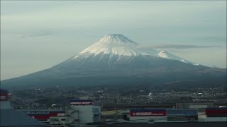 Fuji-san (富士山) a view from the train window, Shinkansen Tokyo-Osaka