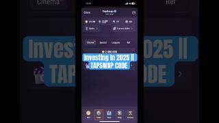 Investing In 2025 Code Tapswap || Tapswap Video Code