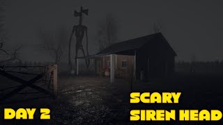 scary siren head field|siren head day 2 Escape| king cobra gamerz