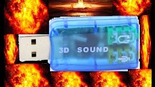 Обзор Внешний USB Звуковая Карта 5.1 -лучший усилитель для микрофона