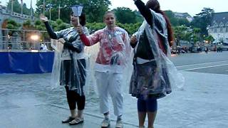 Lichtprocessie Lourdes met Doventolken