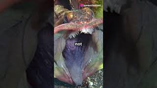 Sarcastic fringehead fish #trending #viralvideo #shorts