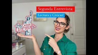 🇺🇸SIMULADOR PARA SEGUNDA ENTREVISTA CON RESPUESTAS!!!| Para quienes no pasaron Lectura y Cívicas!!