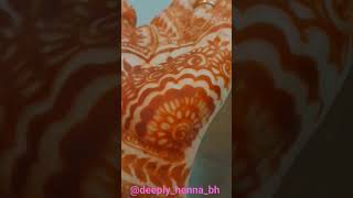 free henna tutorials ✨️red stain/best henna for beginners/نقش الحناء للمبتدئين