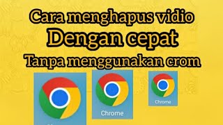 cara menghapus Vidio youtube