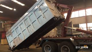 cargo body removable garbage truck.mp4