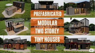 Dorce Prefabricated Tiny House - Prefabricated Modular Two Storey Tiny Houses