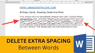 Fix Spacing Between words in Word [2024]