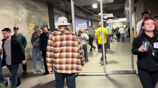 Oakland Coliseum walkaround, 200 Level.