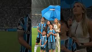 Luis Soares e a Família na Despedida do jogo do Grêmio!