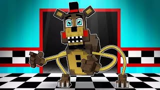 Escaping FREDDY LONG LEGS in Minecraft