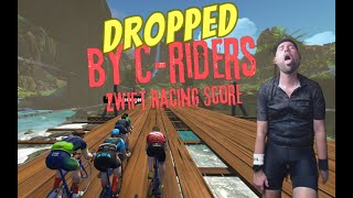 Zwift | Stage 3 | Pinarello Powered | Turf'n Surf | Ended up racing C Riders....ouch.