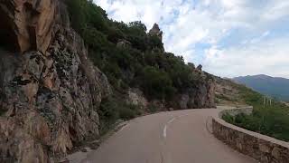 France Corse Route dangereuse Gopro / France Corsica Dangerous road Gopro