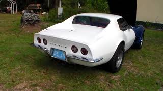 Muffler change on the 73 corvette pt 4 It sounds good.