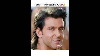 Hrithik Roshan 90's look✨ | Hrithik Roshan 🔥 | #shorts #bollywood #trending #viralvideo #music