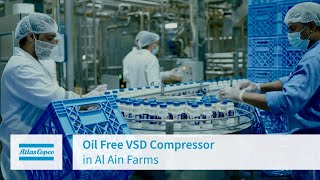 Atlas Copco Middle East | Oil Free VSD Compressor in Al Ain Farms