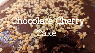 Chocolate Cherry Cake - So Good and Easy