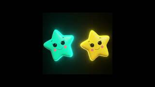 Rainbow Star Dance Party - Happy Star Dancing #shorts