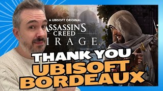 Thank You Ubisoft Bordeaux for Developing Assassin's Creed Mirage