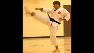 Kanku dai. F.Korban año 1988 Dojo Siluet. El Bosque-Caracas.